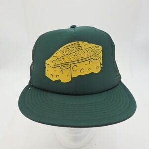 Vans  Off The Wall Green Bay Cheeseheads Mesh Adjustable Cap By Otto Green